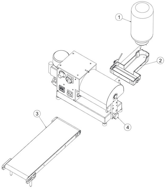Запасные части к машинам для изготовления блинов (блинницам) C1 - часть 1